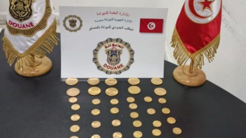 مطار المنستير: إحباط محاولة تهريب ذهب تتجاوز قيمته300 ألف دينار.... 1